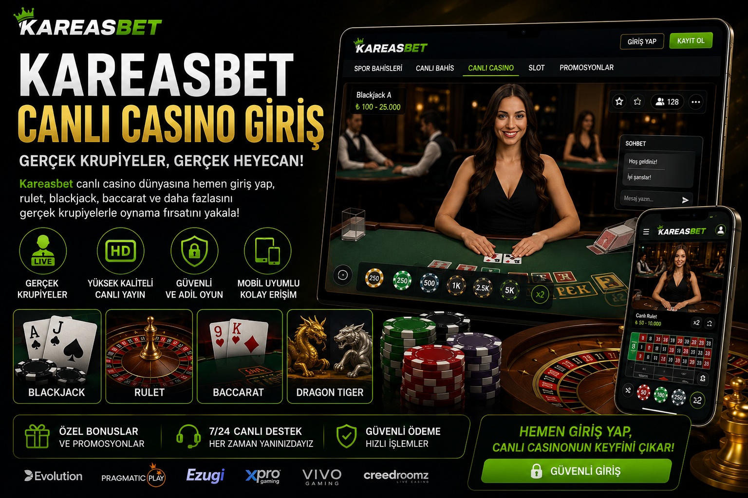 kareasbet canlı casino giriş