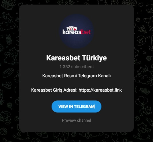 kareasbet telegram hesabı